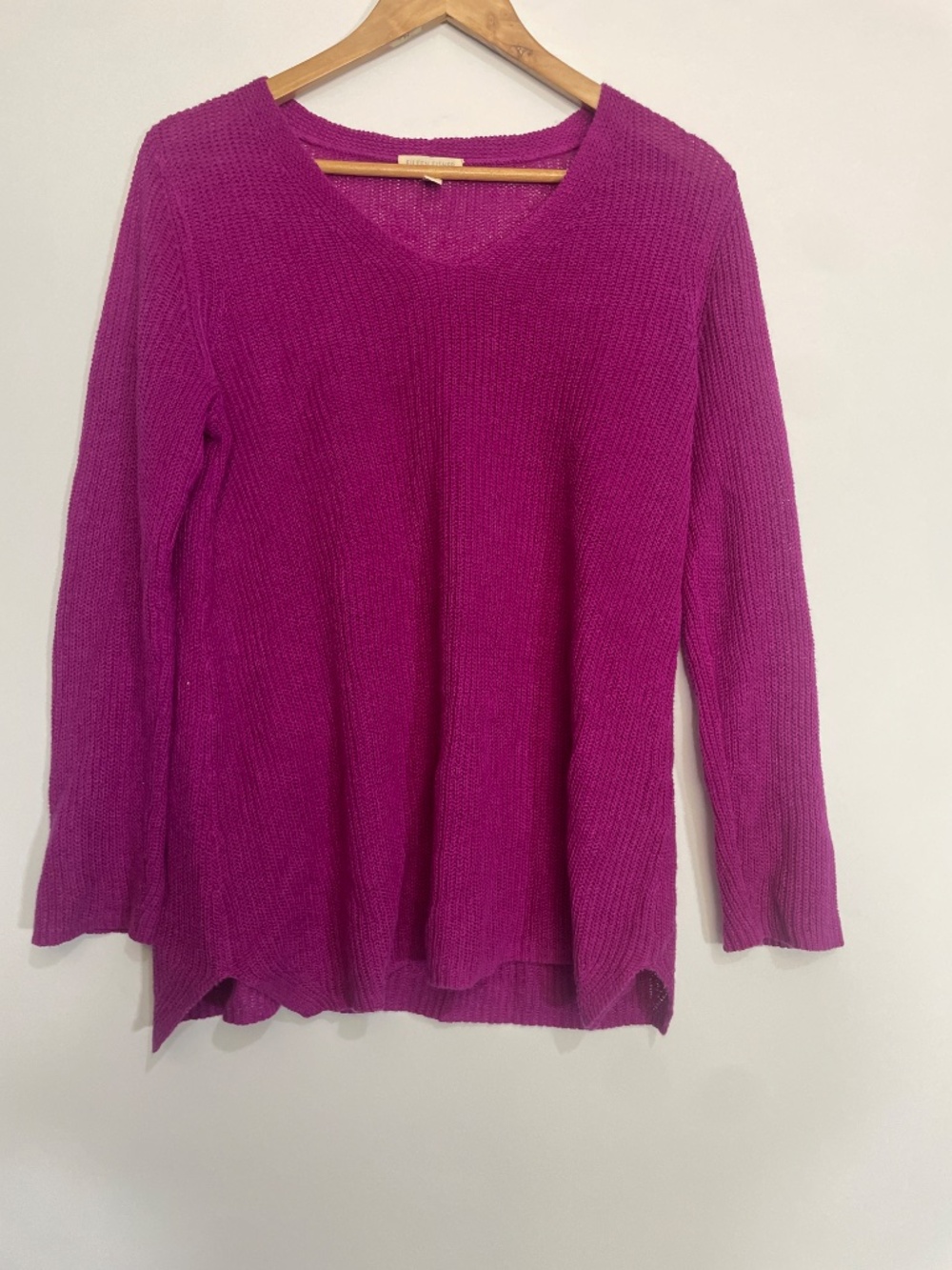 Eileen Fisher S Linen Knit Sweater